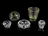 A Collection of Cut and Molded Glass Table Articles