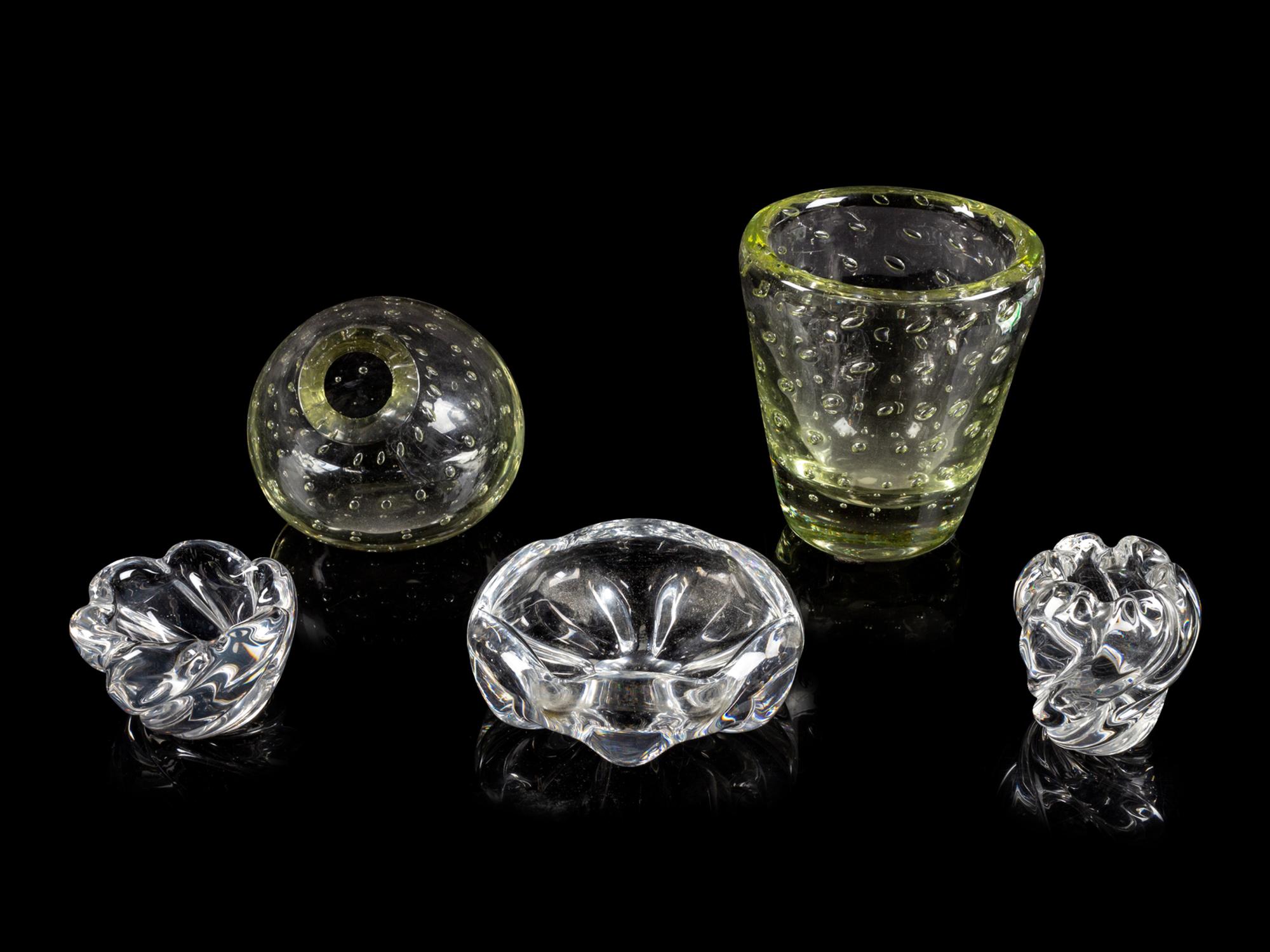 A Collection of Cut and Molded Glass Table Articles