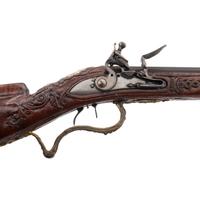 Contemporary Flintlock Jaeger Rifle