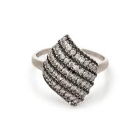 DIAMOND AND BLACK DIAMOND RING