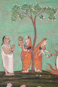 Seven Indian Miniature Paintings