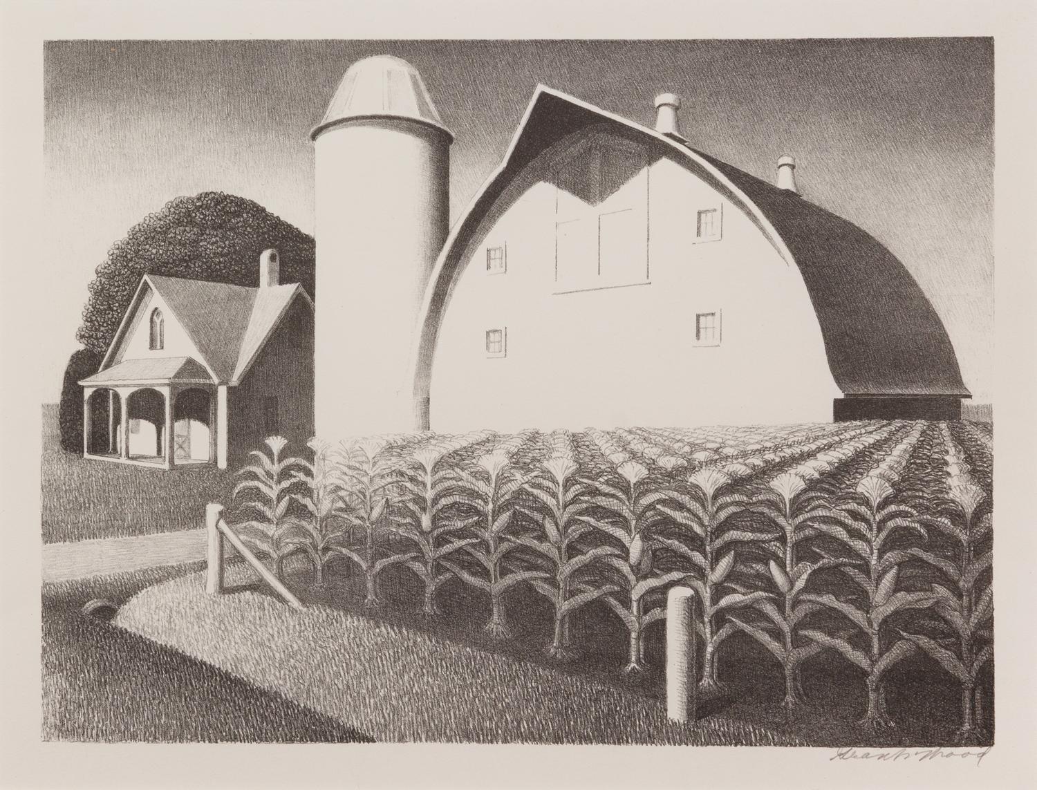 Grant Wood, (American, 1891-1942), Fertility, 1939