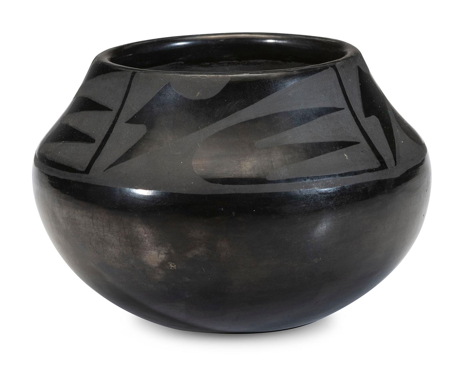 Blackware Pottery Jar