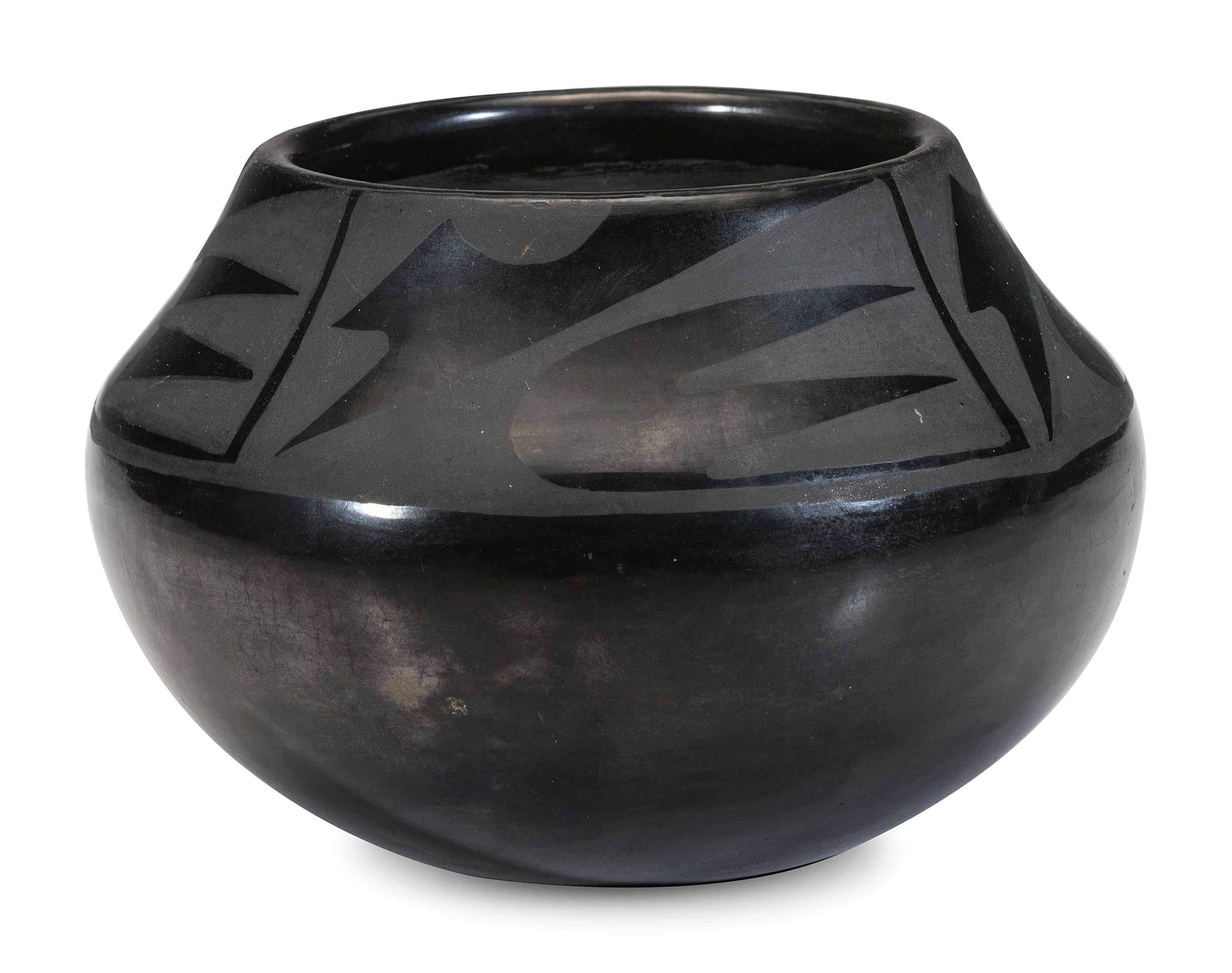Blackware Pottery Jar