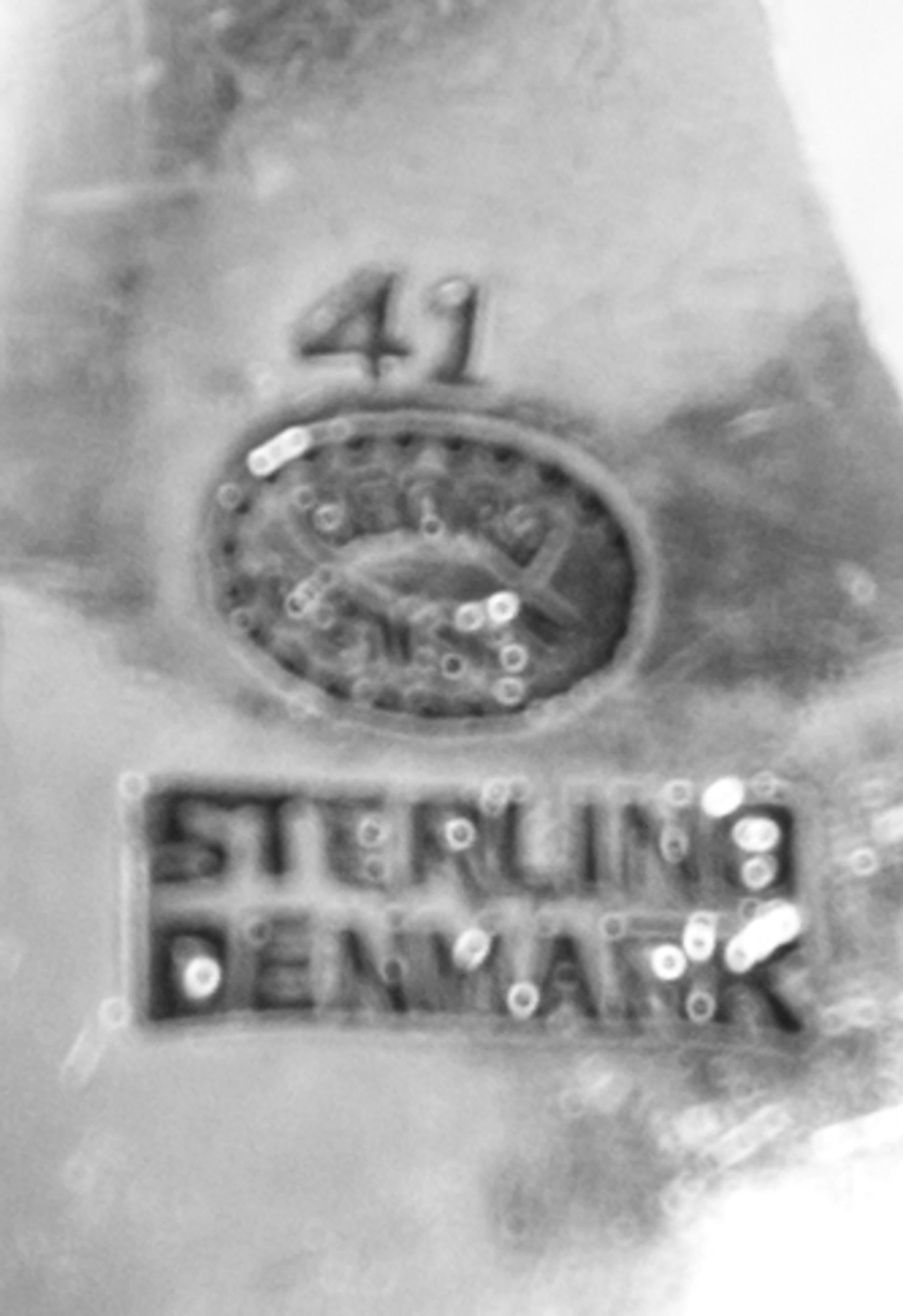 A Danish Silver Nut Spoon, Georg Jensen Silversmithy, Copenhagen, in the Ornamental pattern.