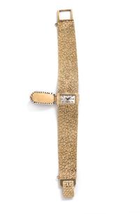 OMEGA, 14K YELLOW GOLD AND DIAMOND SURPRISE WATCH