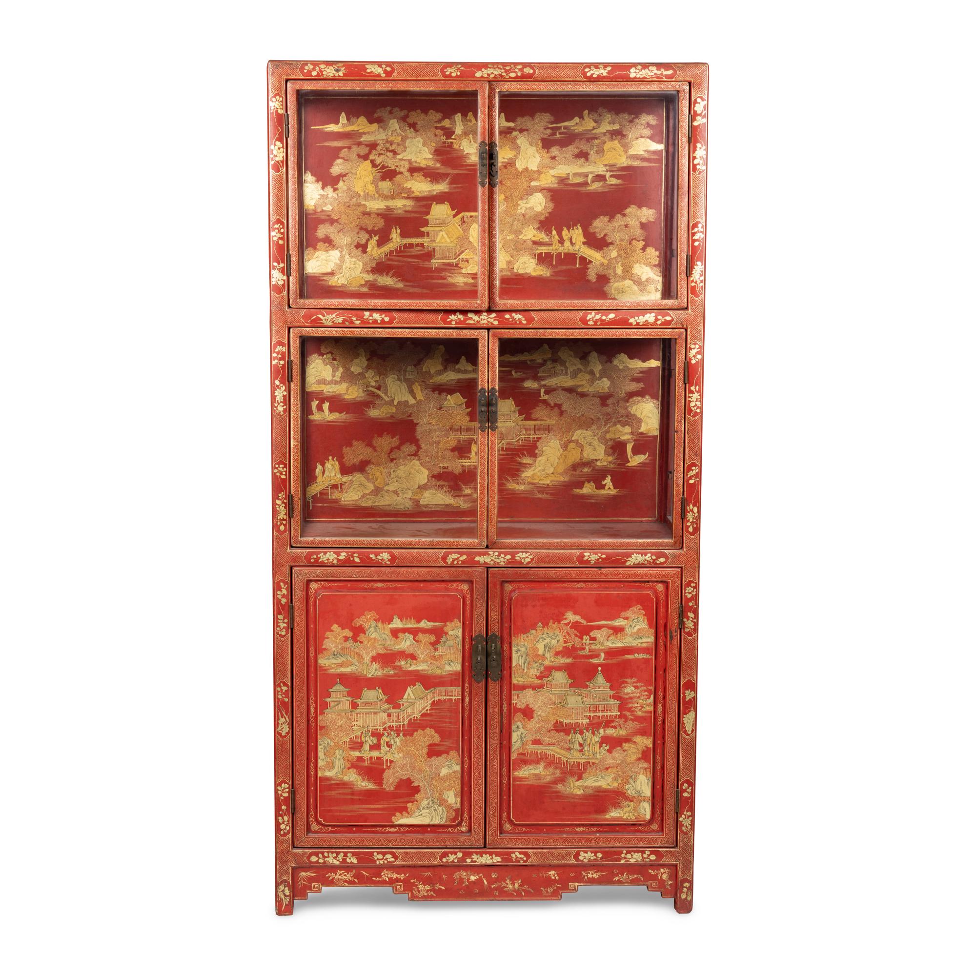 A Chinese Lacquer Cabinet