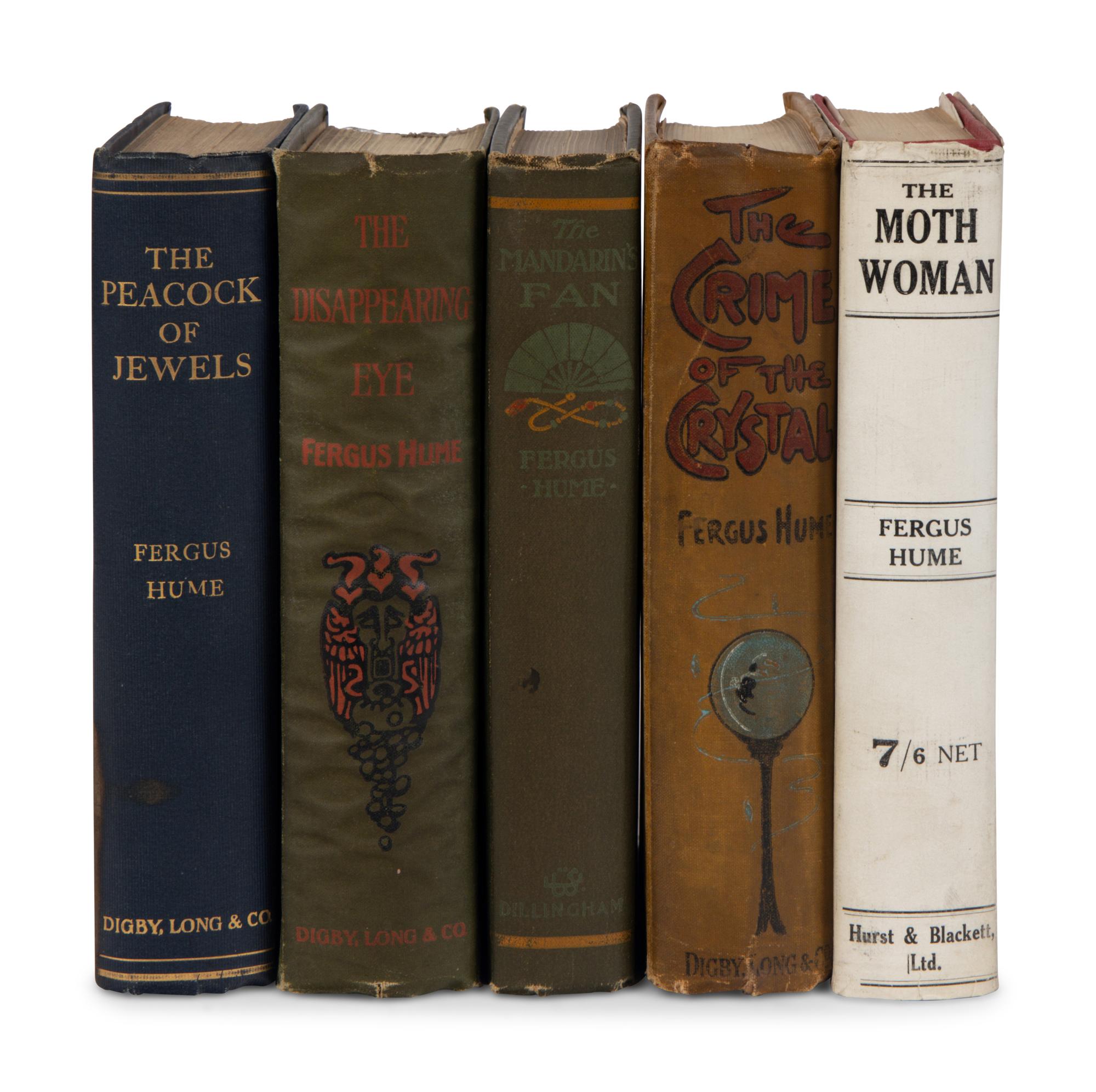 HUME, Fergus (1859-1932). The Moth Woman. London: Hurst & Blackett, Ltd., [1923].