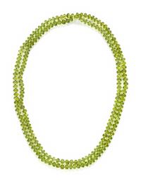 COLLECTION OF PERIDOT JEWELRY
