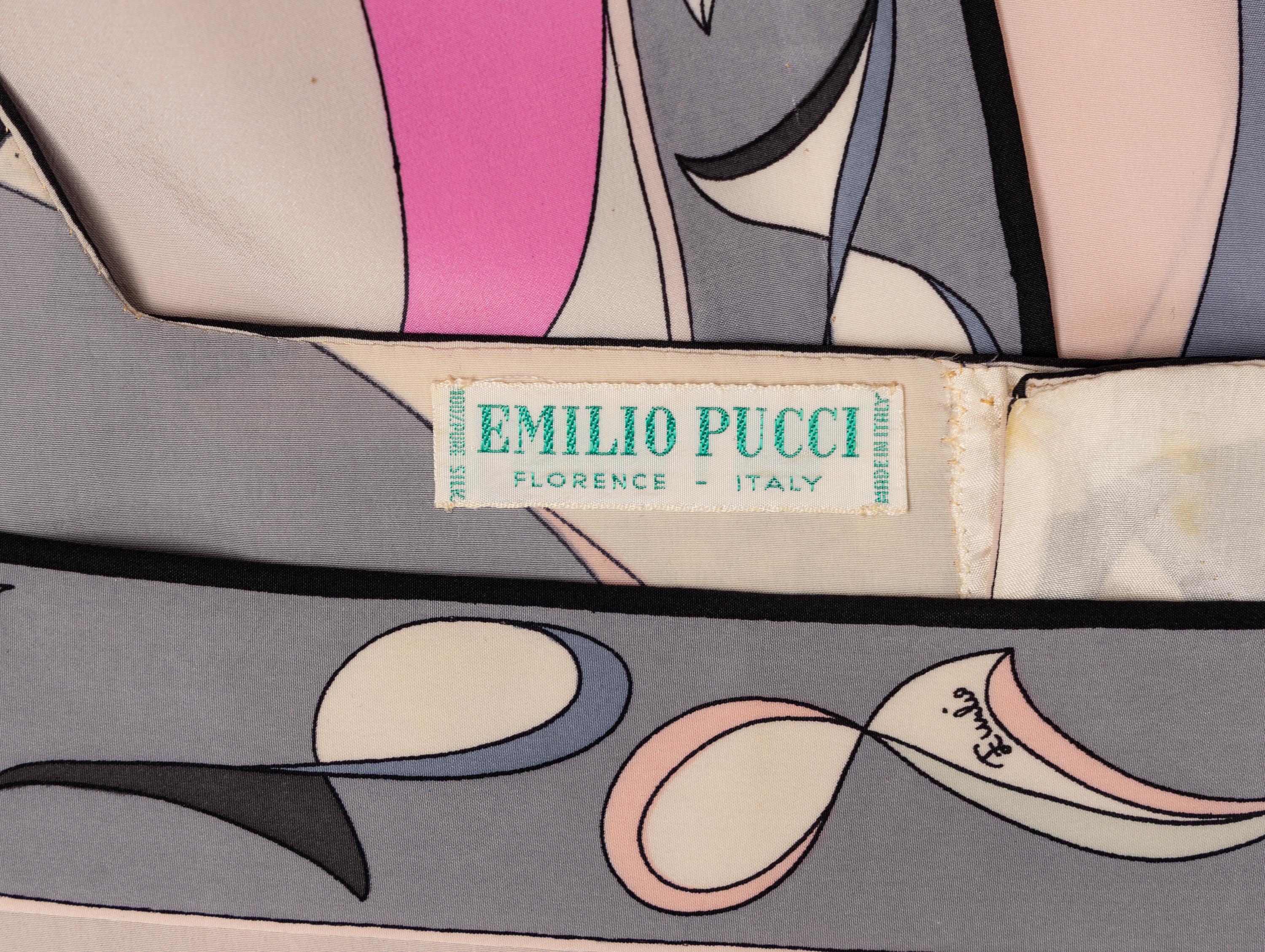 Emilio Pucci, Printed Palazzo Pant Ensemble, 1960's