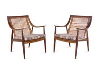 Pair of Lounge Chairs, France & Son, Denmark