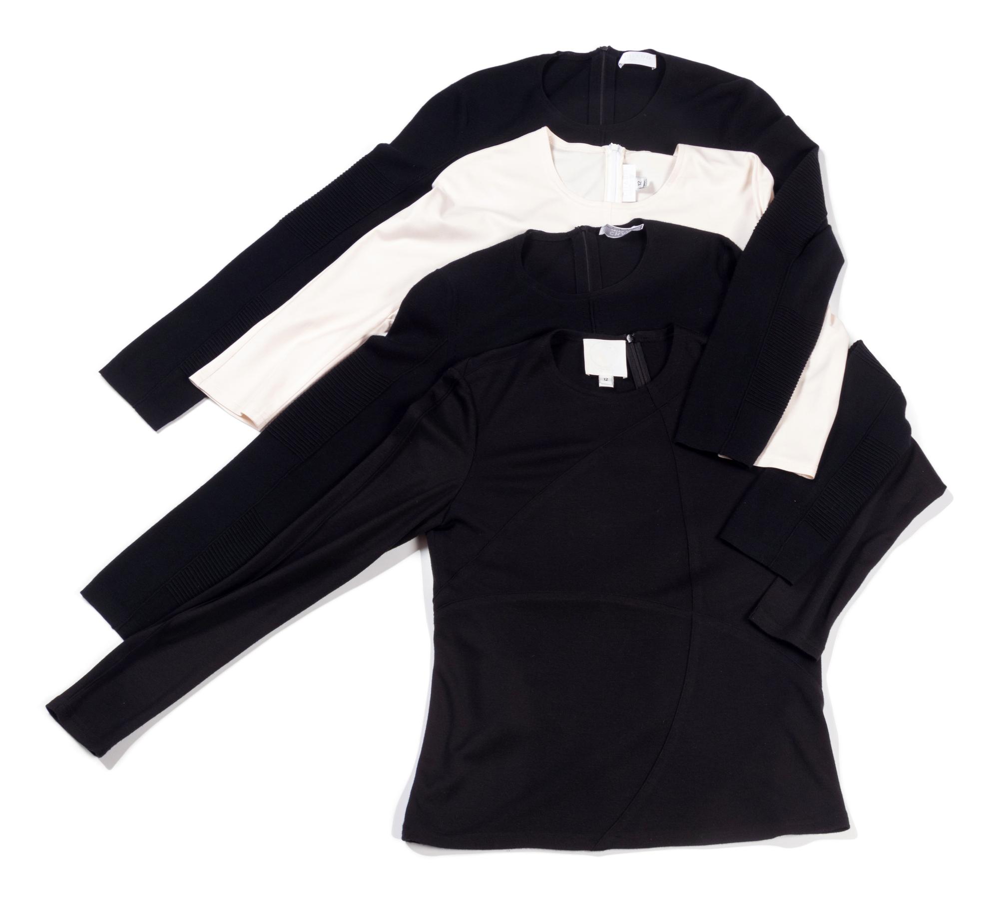 Four Ralph Rucci Knit Tops