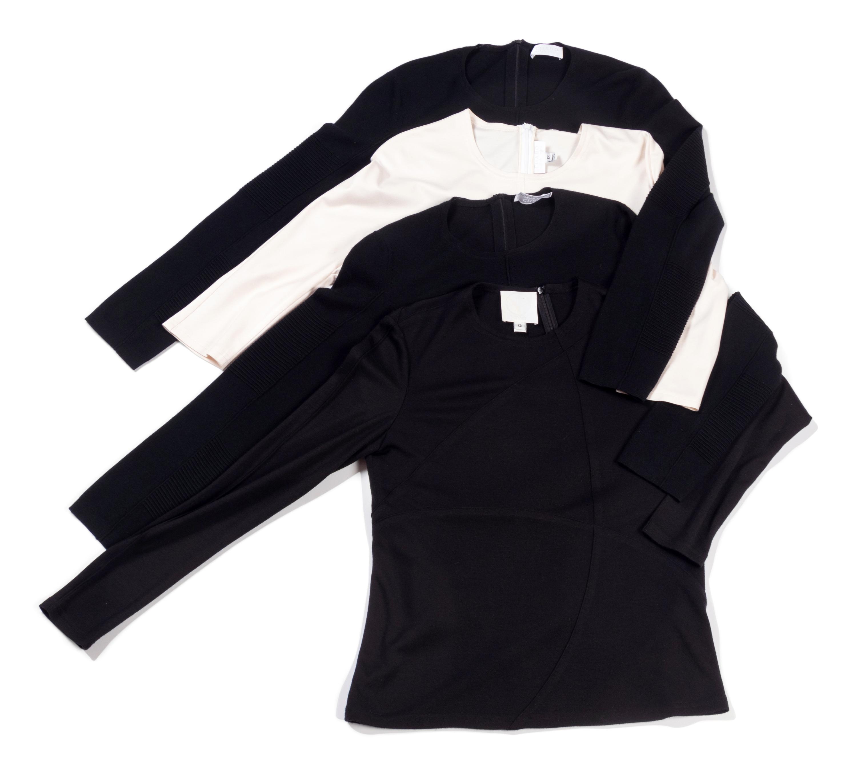 Four Ralph Rucci Knit Tops