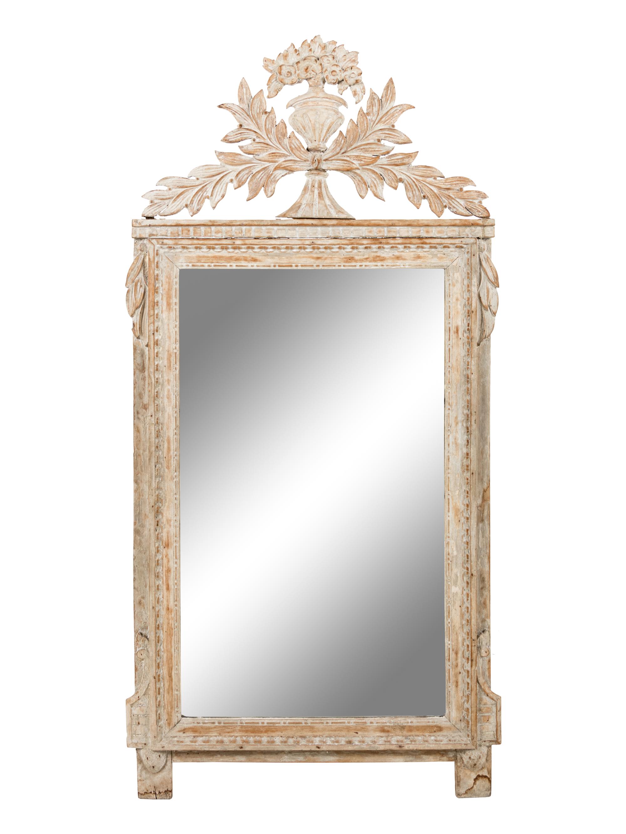 A Neoclassical Painted Mirror