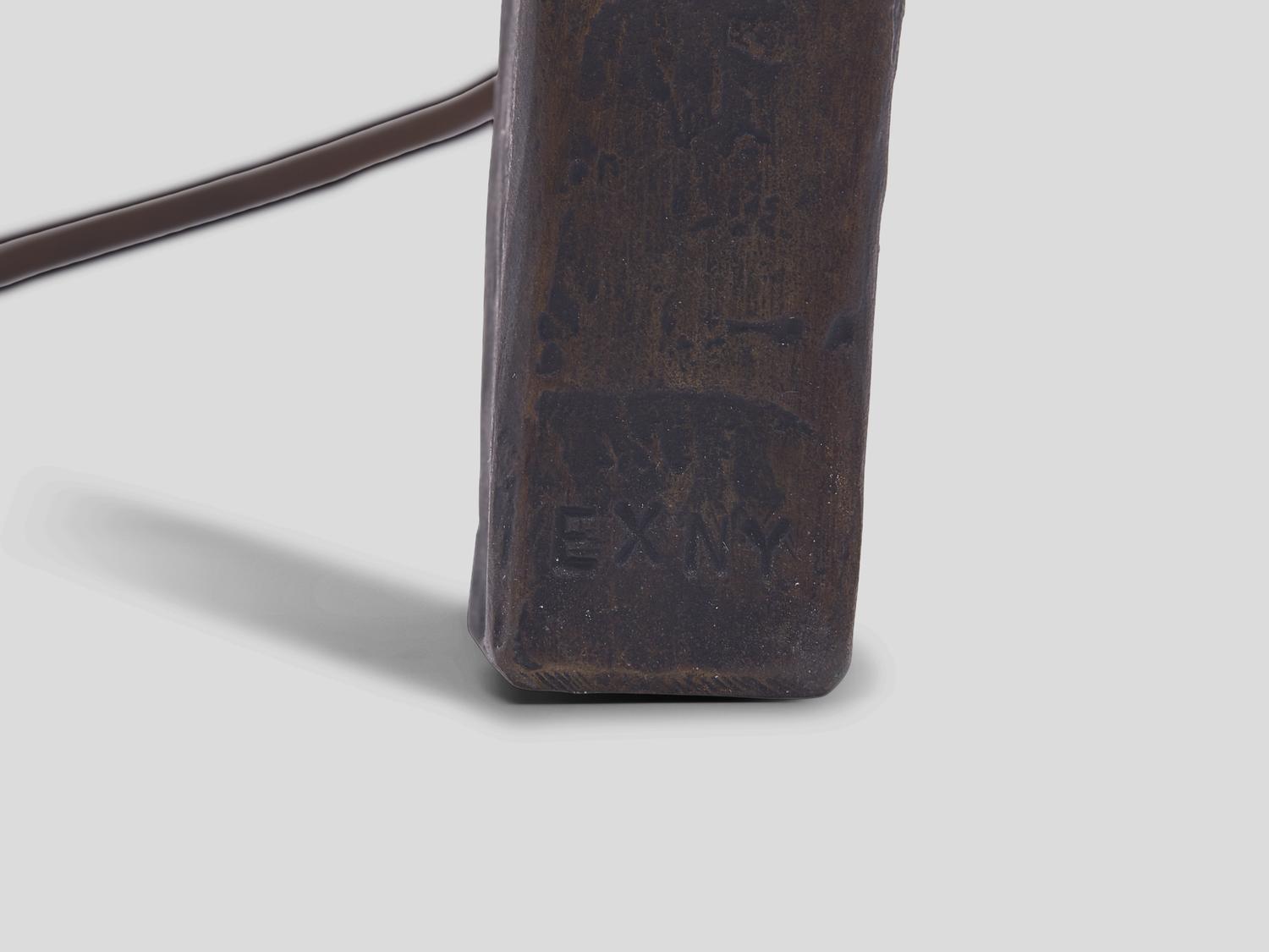 Table lamp by Excalibur Bronze Sculpture Foundry, NY, c. 1970