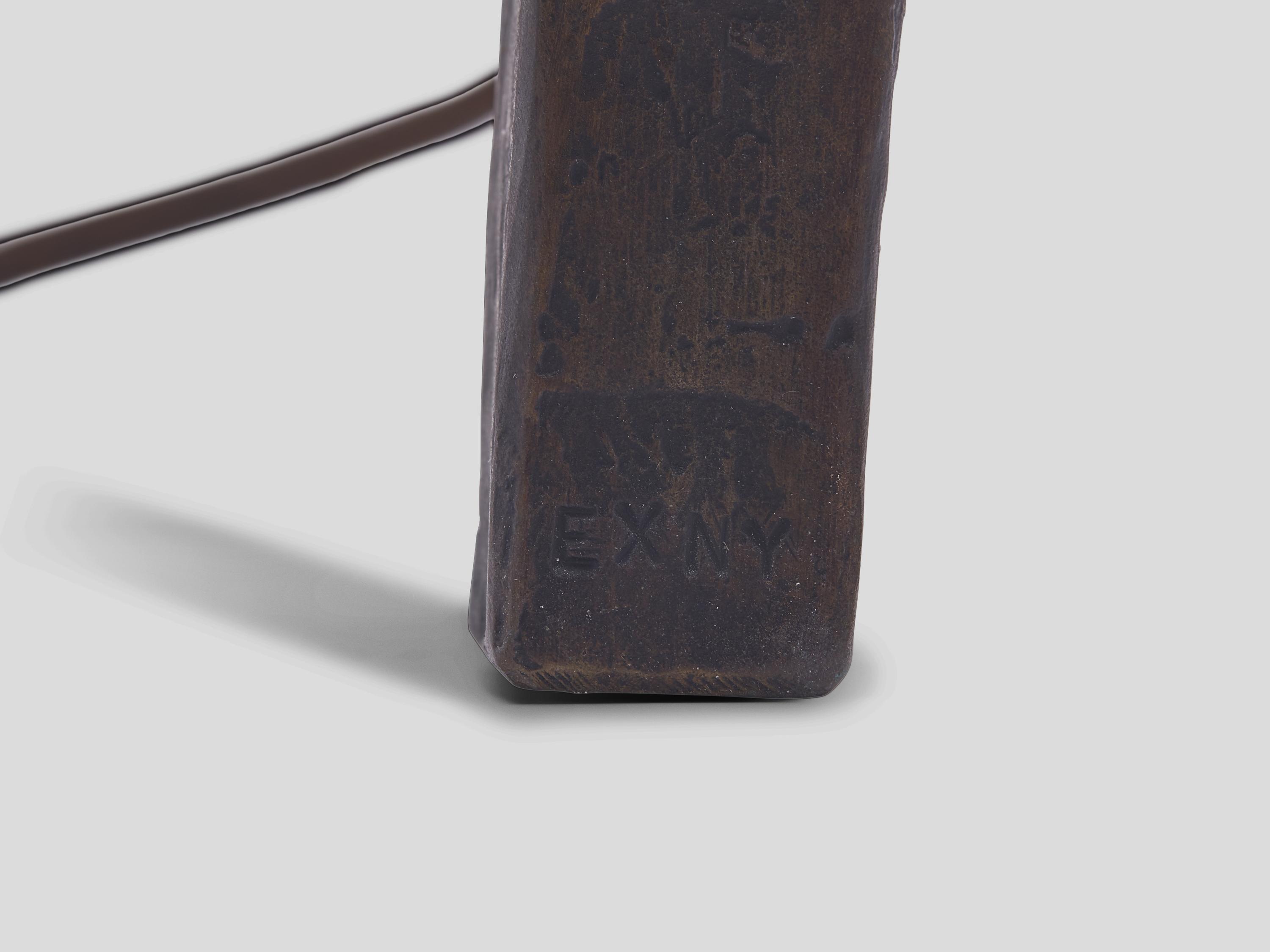 Table lamp by Excalibur Bronze Sculpture Foundry, NY, c. 1970