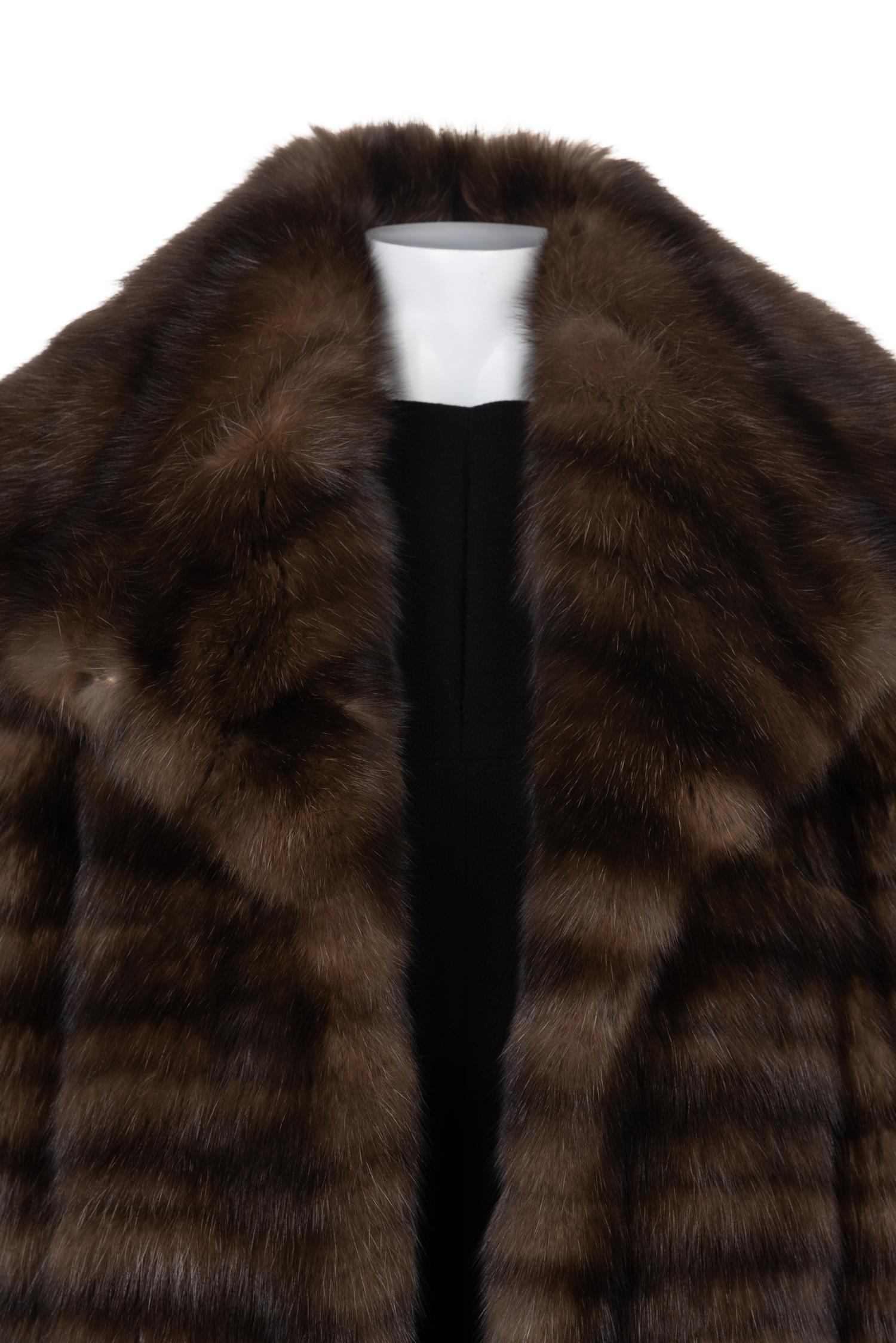 J. Mendel Russian Barguzine Sable Coat