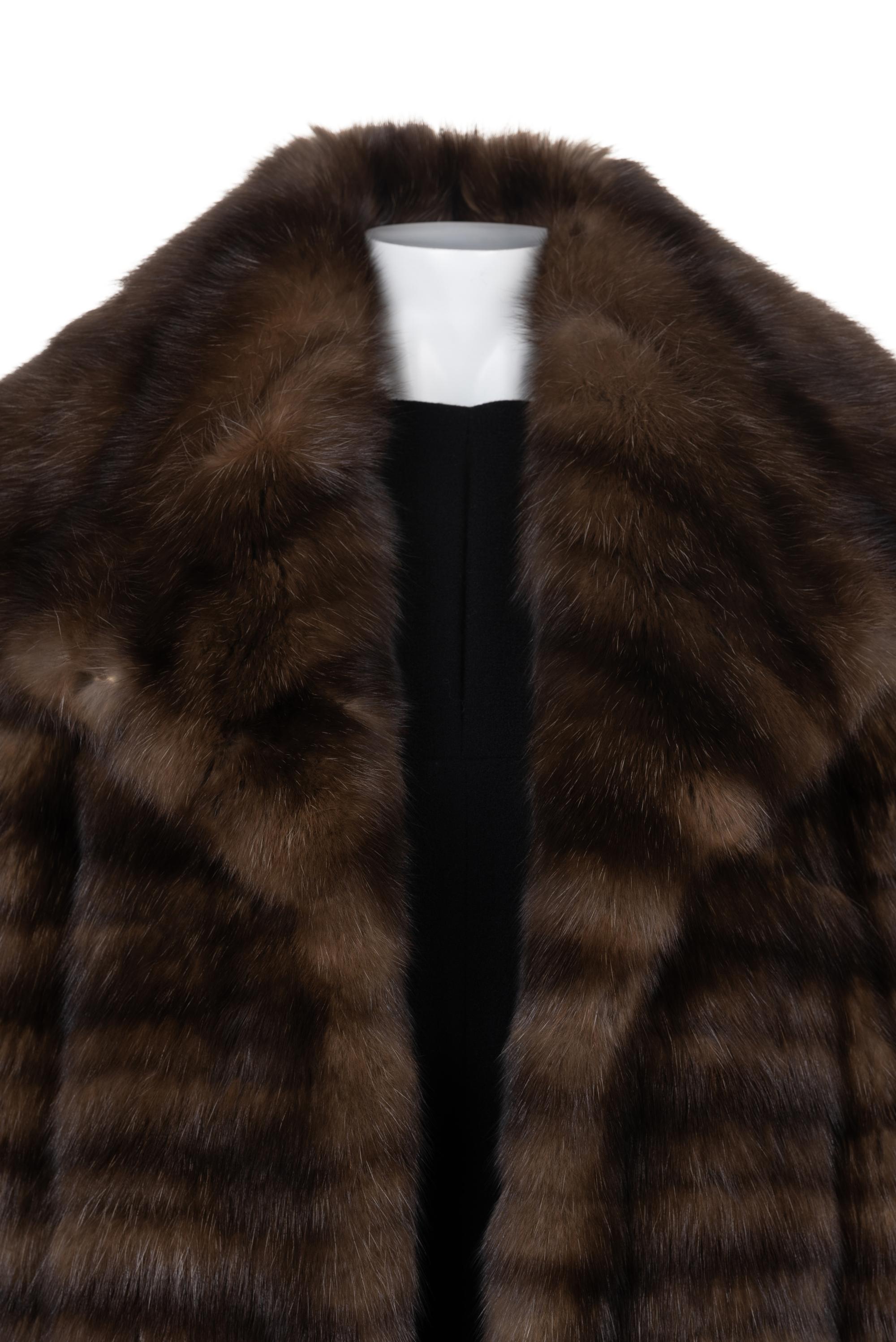J. Mendel Russian Barguzine Sable Coat