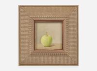 Robert Kulicke (American, 1924-2007) - Green Apple on Grey Background