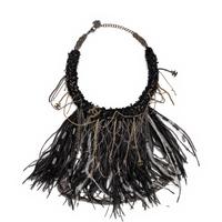Chanel, Feather & Chain Bib Necklace
