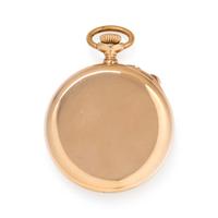 H.R. EKEGREN, J.E. CALDWELL, 18K YELLOW GOLD SPLIT SECOND CHRONOGRAPH OPEN FACE POCKET WATCH