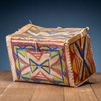Sioux Painted Parfleche Box