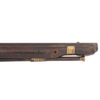 Percussion Altered Belgian Northwest Trade Gun Marked Barnett