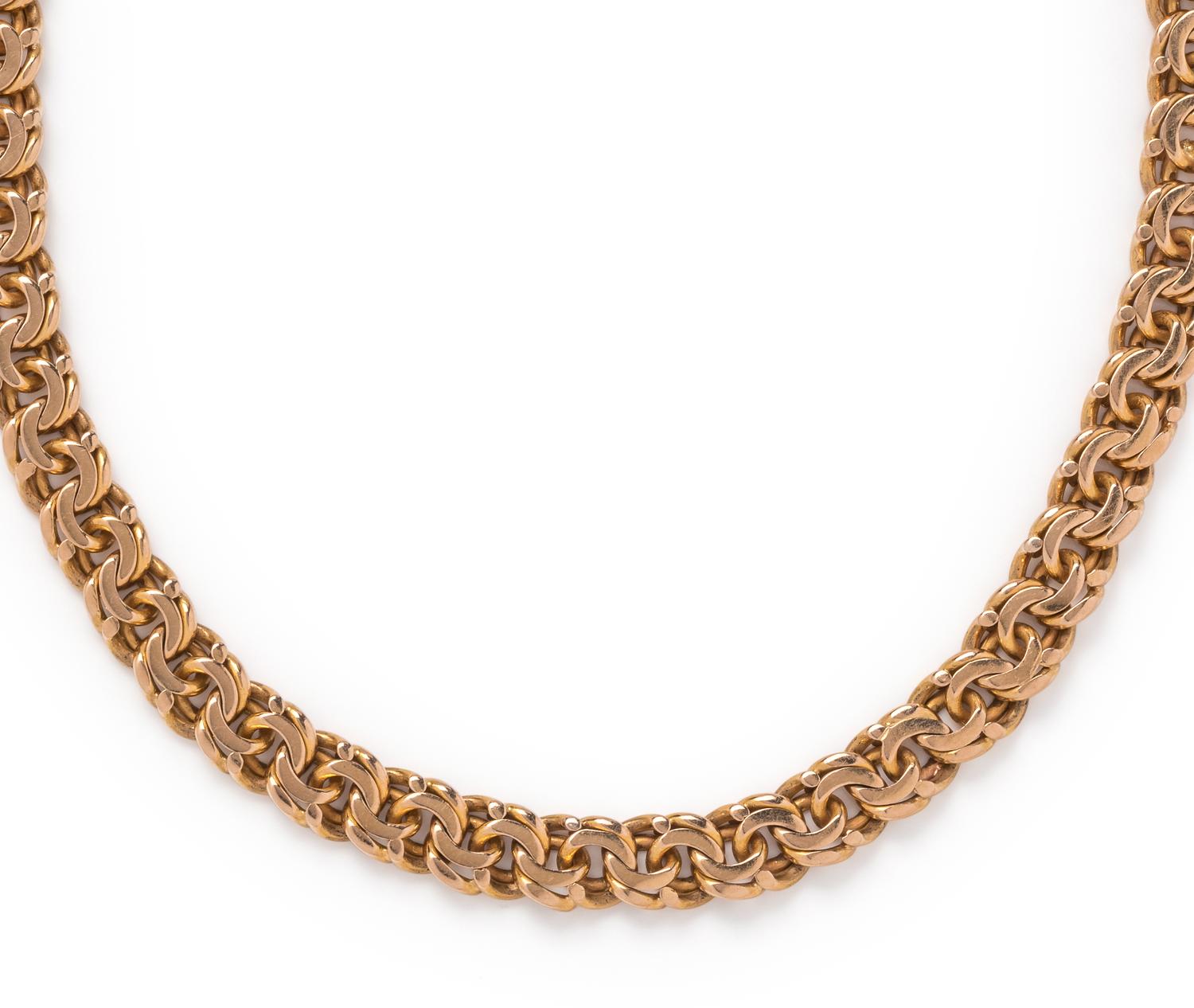 YELLOW GOLD NECKLACE