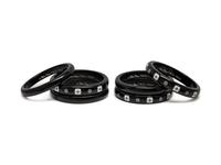 TIFFANY & CO., PALOMA PICASSO RESIN 'ZELLIGE' BANGLE BRACELETS