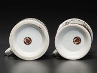 Two Fireman's Occupational Shaving Mugs