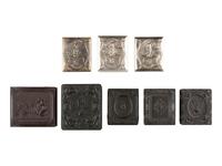 [EARLY PHOTOGRAPHY]. 21 assorted Union cases, some containing images.