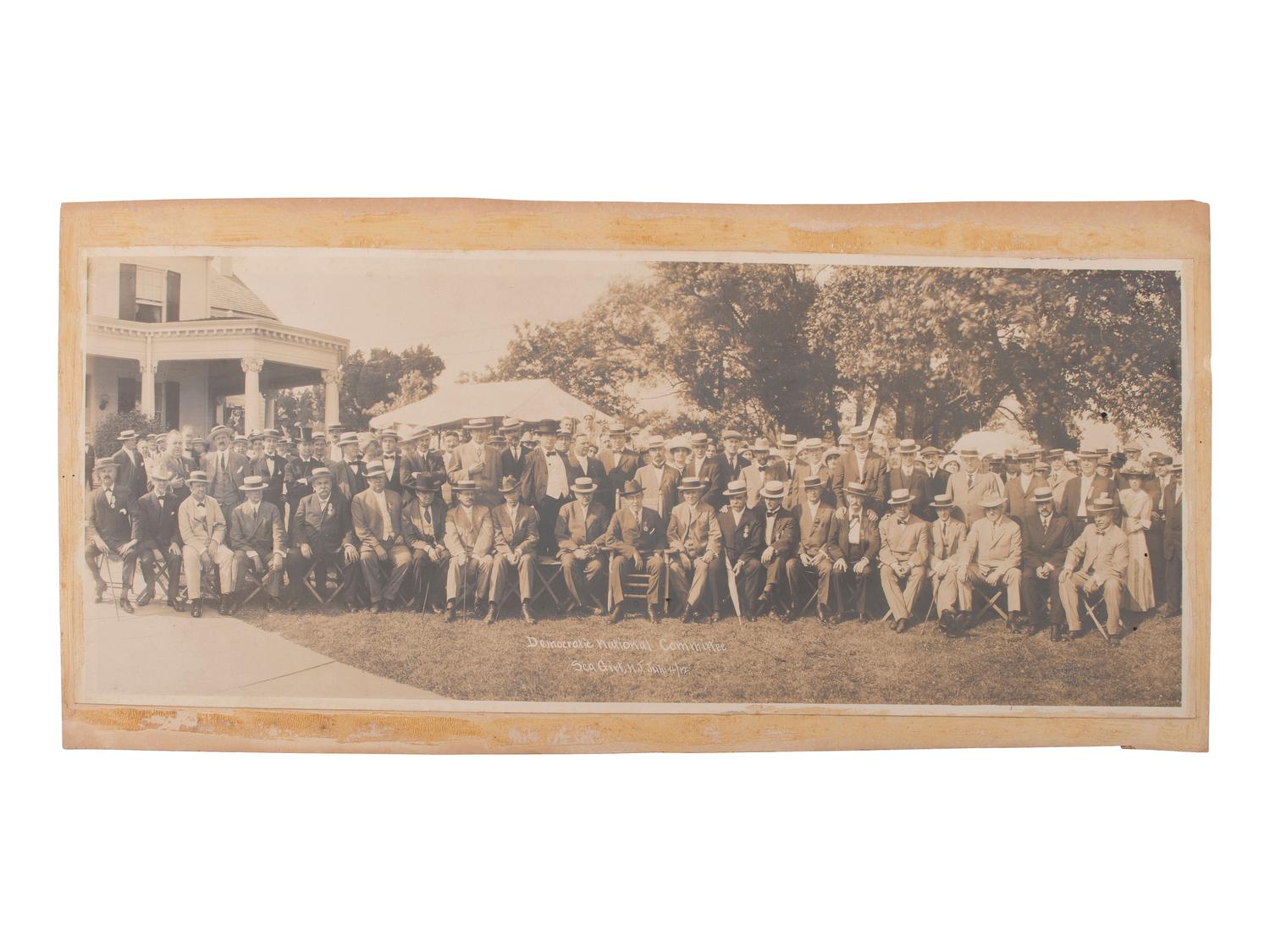 [WOODROW, Wilson (1856-1924)]. Presidential and campaign photographs and ephemera.