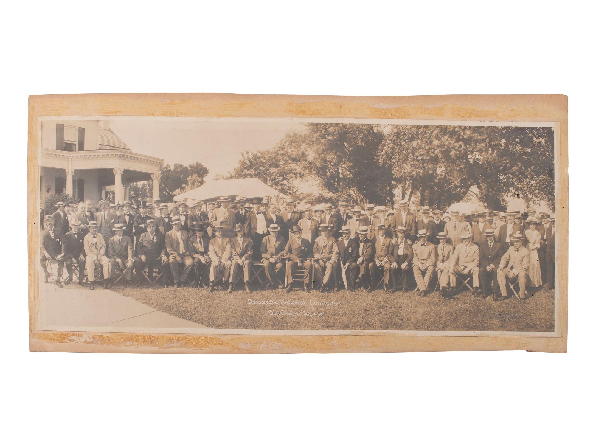 [WOODROW, Wilson (1856-1924)]. Presidential and campaign photographs and ephemera.