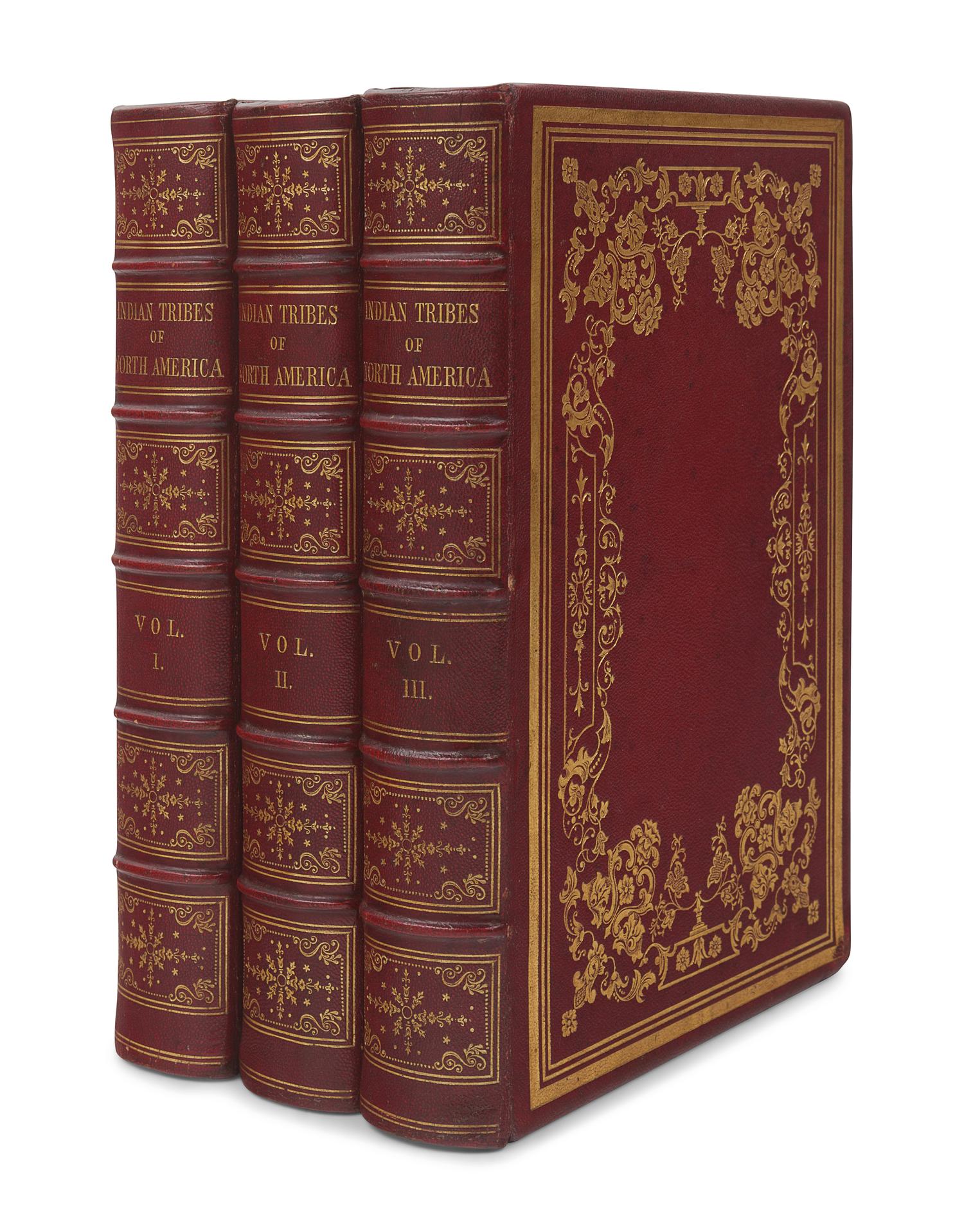 McKENNEY, Thomas L. (1785-1859) -- HALL, James (1793-1868). History of the Indian Tribes of North America. Philadelphia: D. Rice and A.N. Hart, 1855.