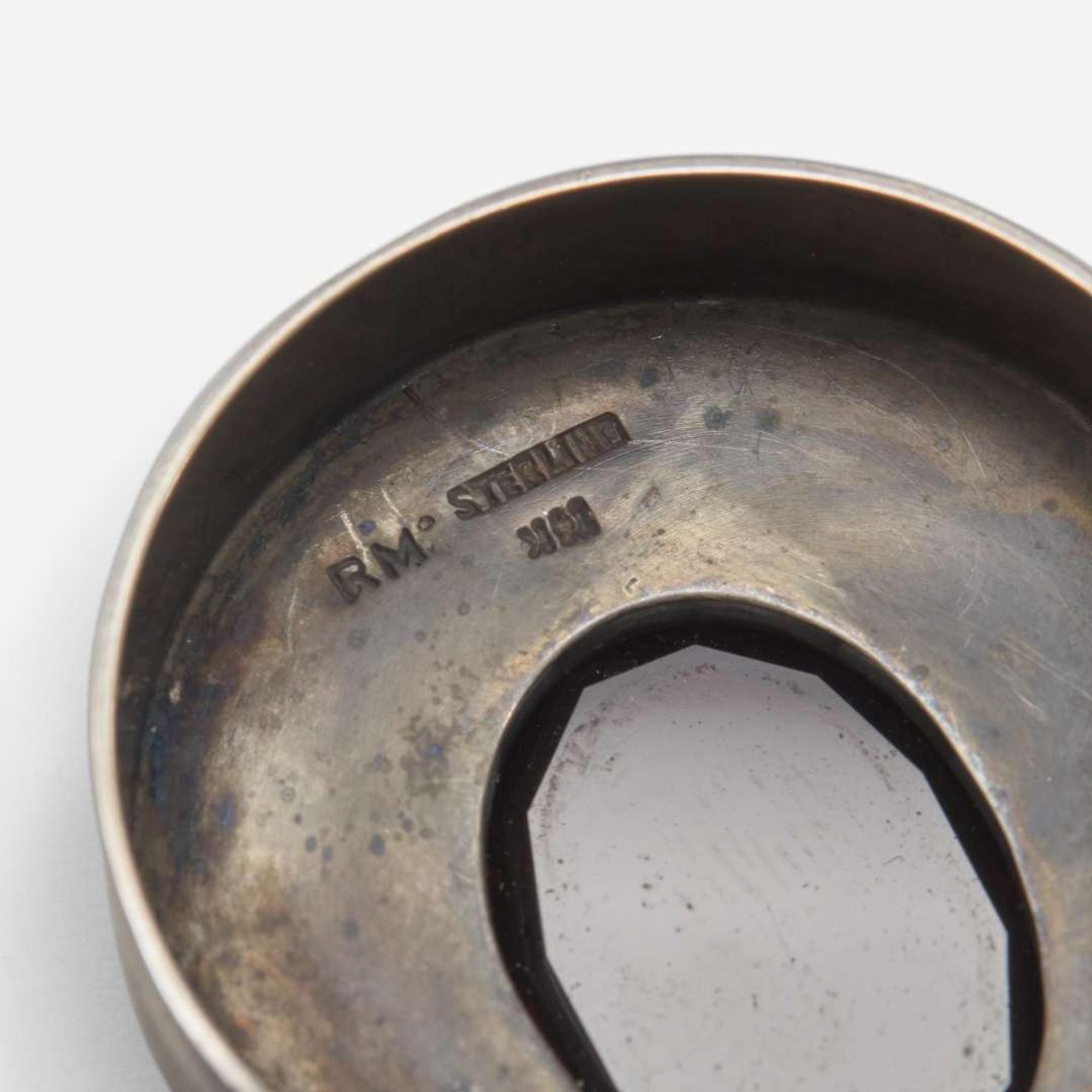Richard Mawdsley (American, b. 1945) Silver and Gold Belt Buckle, USA, circa 1970