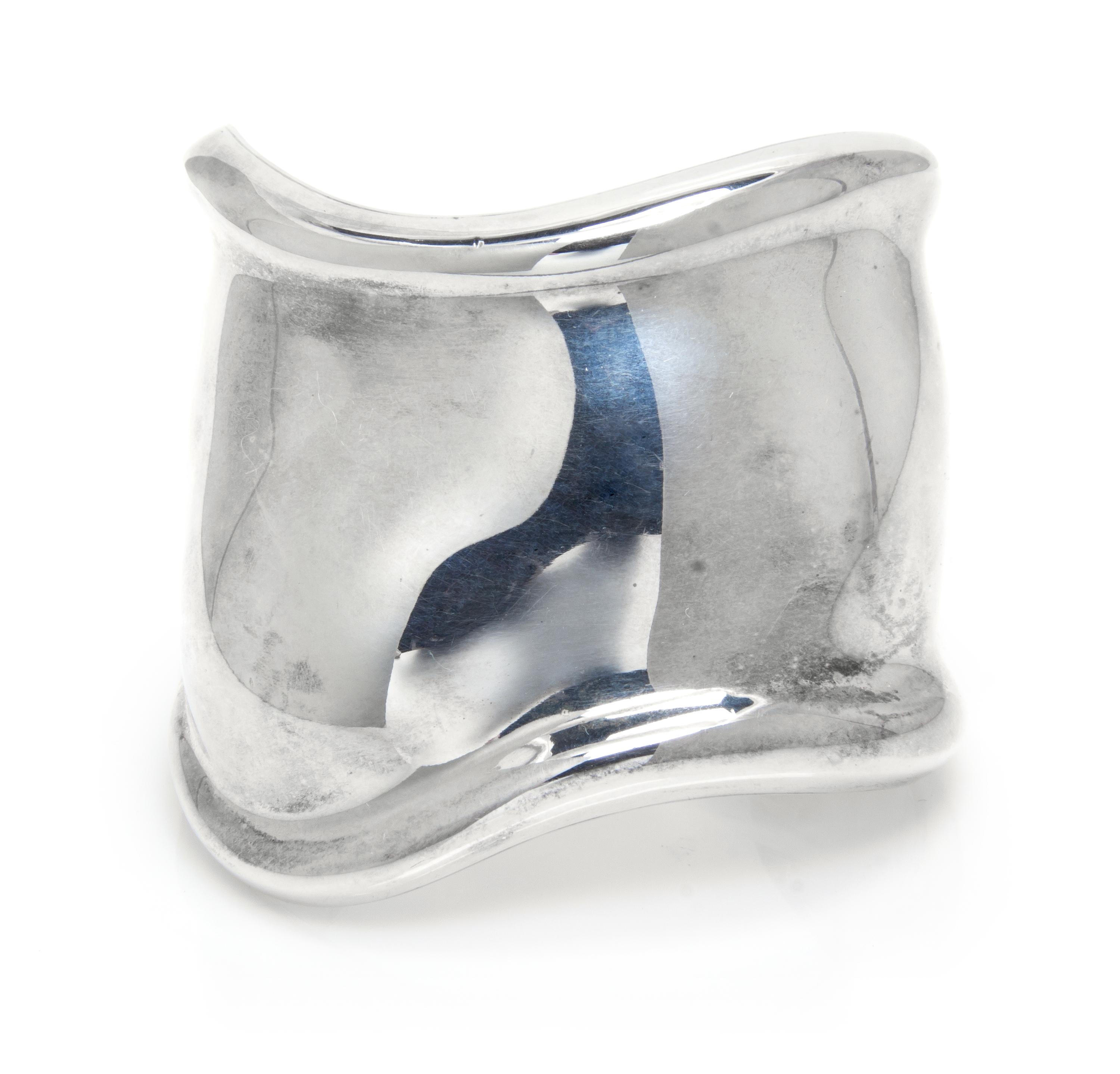 A Sterling Silver Bone Cuff Bracelet, Elsa Peretti for Tiffany & Co., Circa 1978, 59.40 dwts.