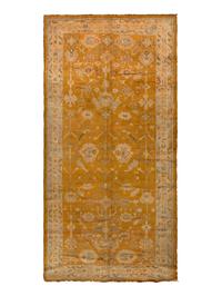 An Oushak Corridor Carpet