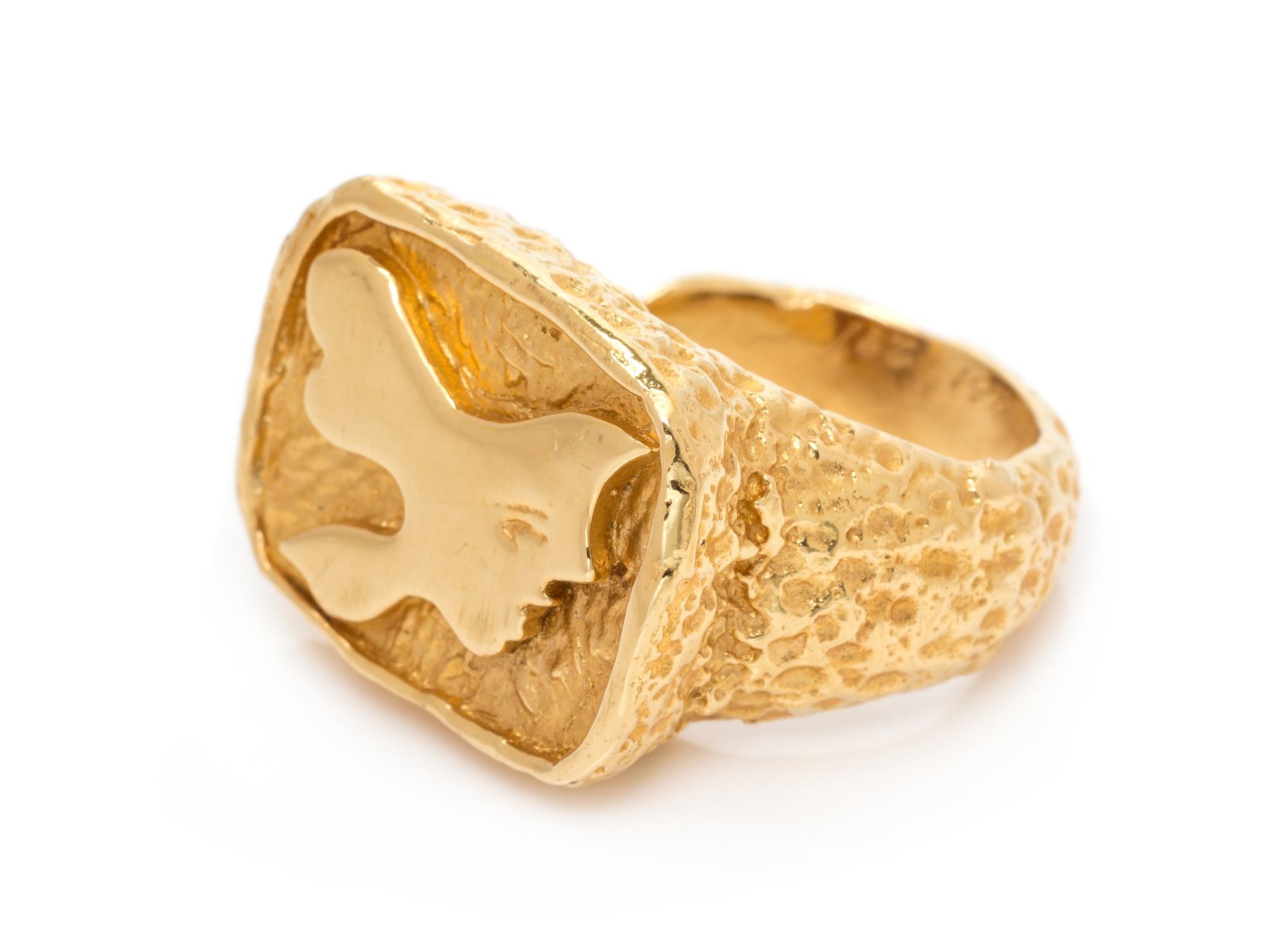 A Yellow Gold 'Circe' Ring, Georges Braque for Heber de Lowenfeld, Circa 1960s, 9.70 dwts.