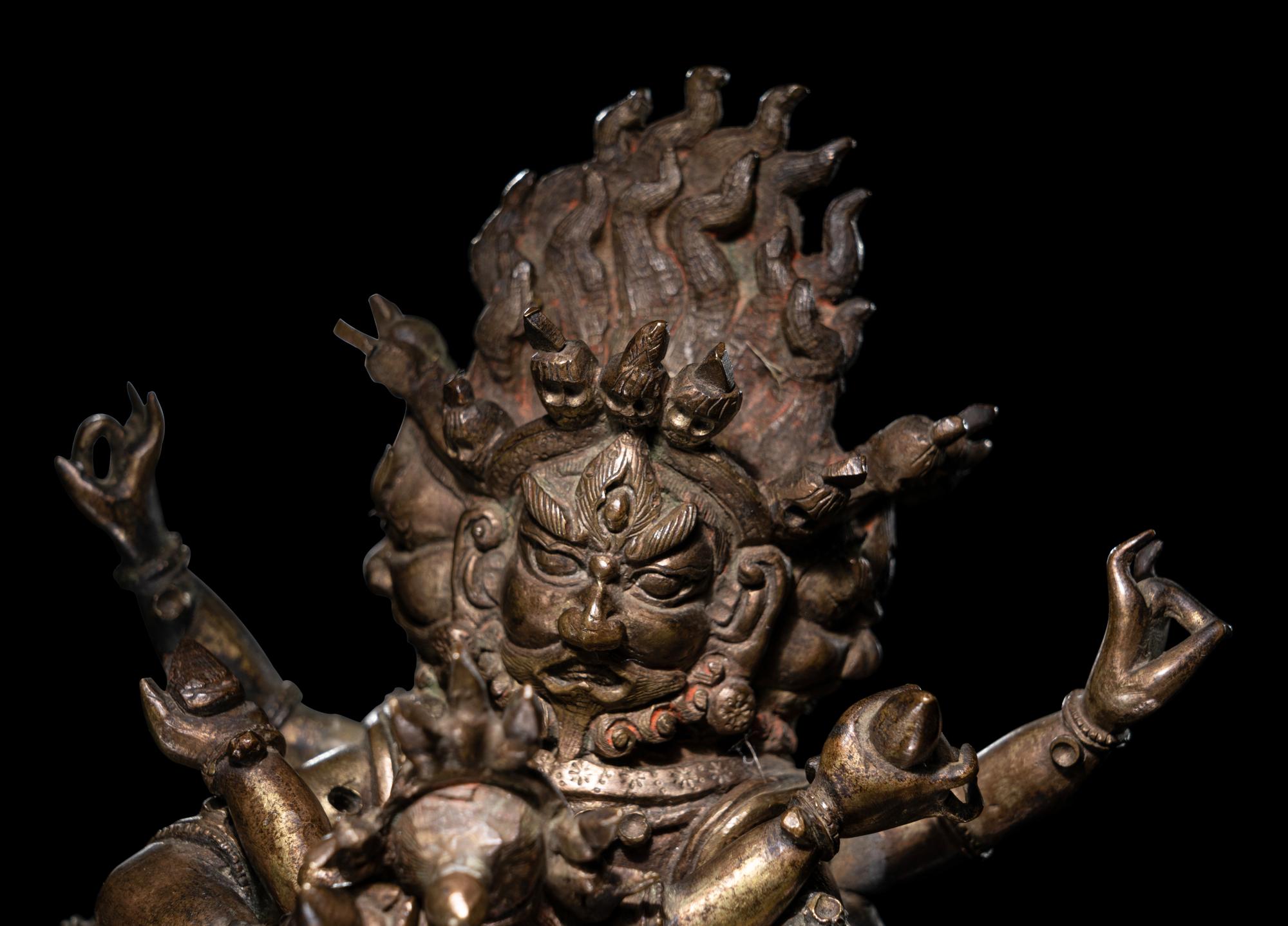 A Sino-Tibetan Gilt Bronze Figure of a Bodhisattva