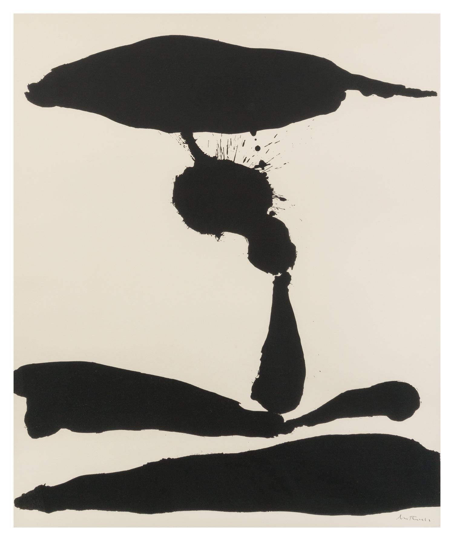 Robert Motherwell, (American, 1915-1991), Africa 3 (from the Africa Suite), 1970