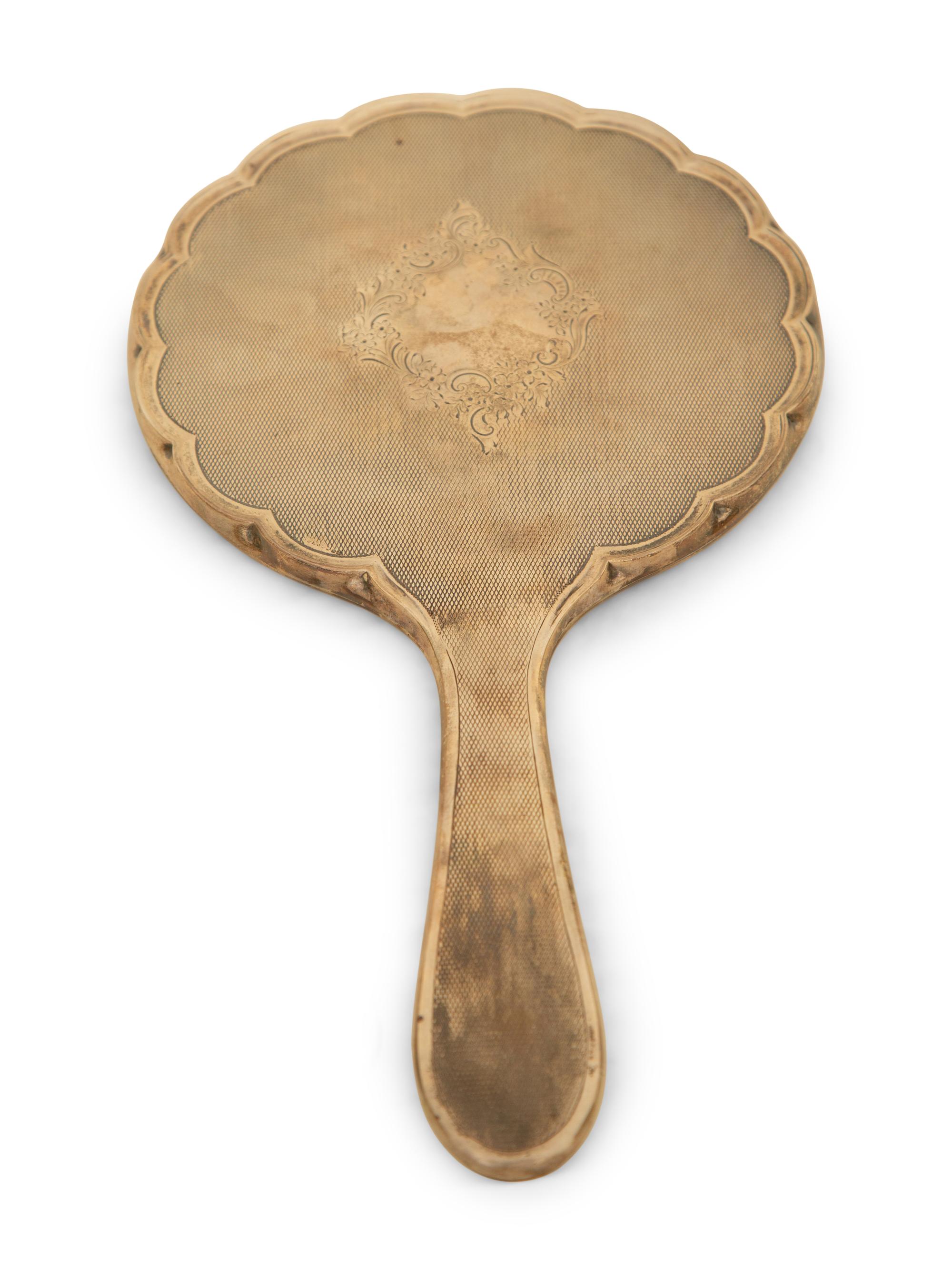 An English Silver Mounted Vanity Set