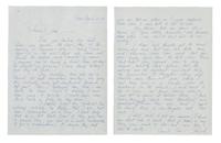 BERGMAN, Ingrid (1915-1982). Autographed letter signed ("Ingrid"), to director Jose Quintero, n.p., 21 April 1968.
