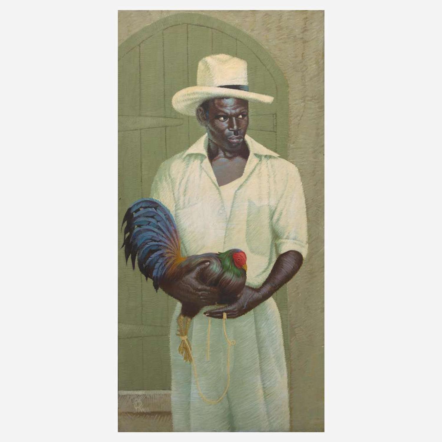 Columbus Knox (1923-1999) The Cock Fighter