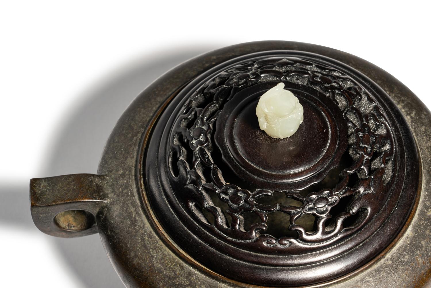 A Bronze Censer and Stand
