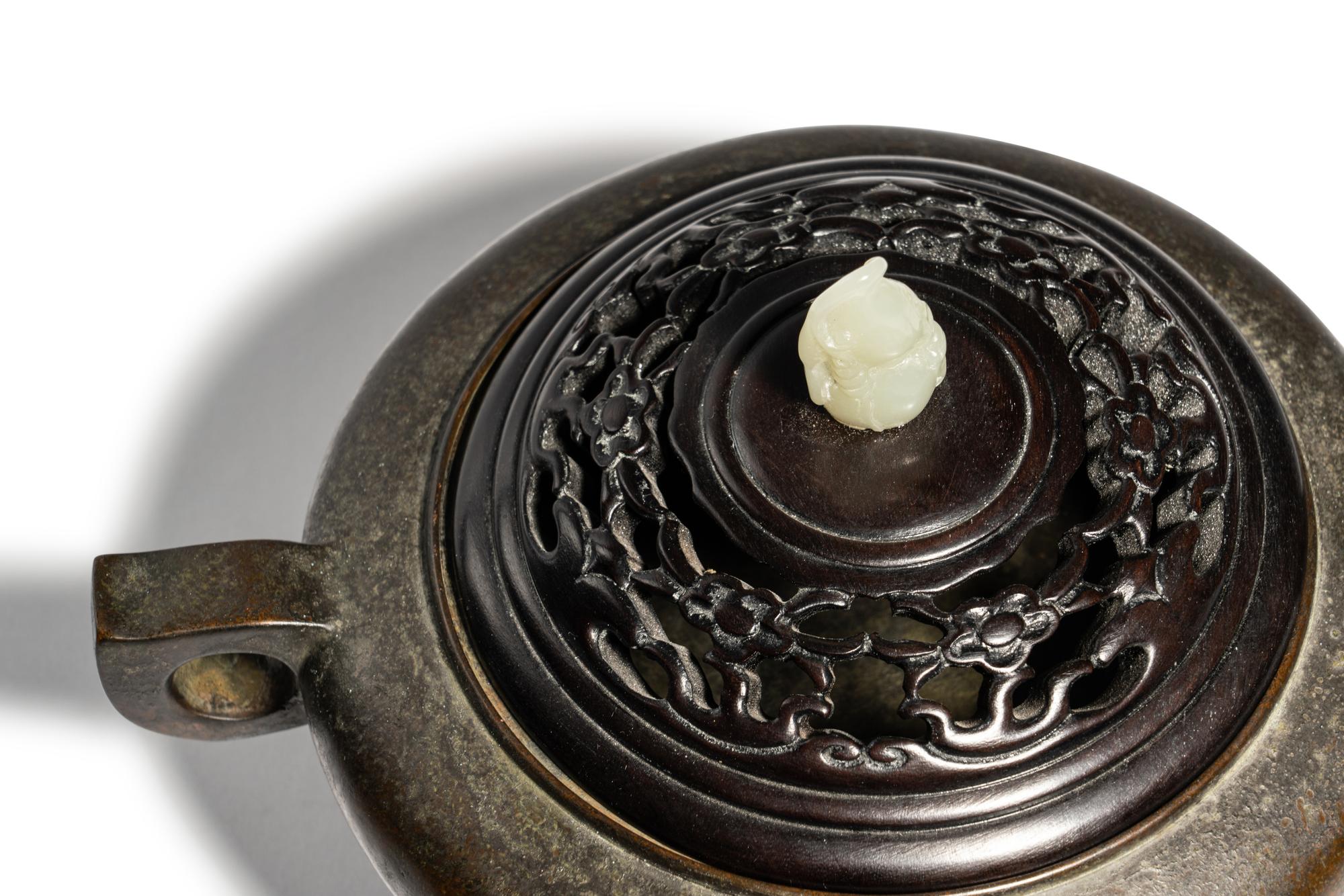 A Bronze Censer and Stand