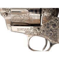 **Engraved 2nd Generation Colt Single Action Army Revolver with Mother of Pearl Grips in Factory Cardboard Box