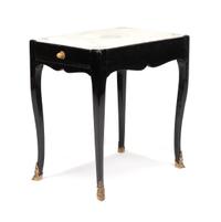 A Louis XV Ebonized Table Height 24 x width 15 3/4 x depth 23 1/2 inches. — 18TH CENTURY