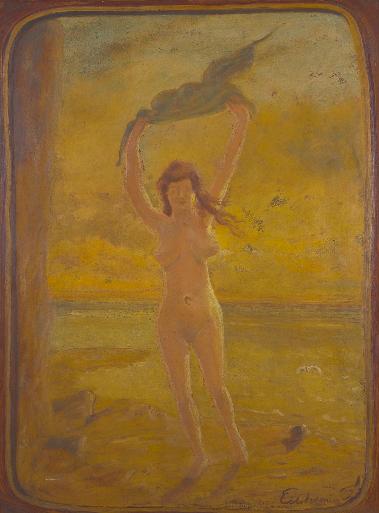 Standing Nude in Water, 1915