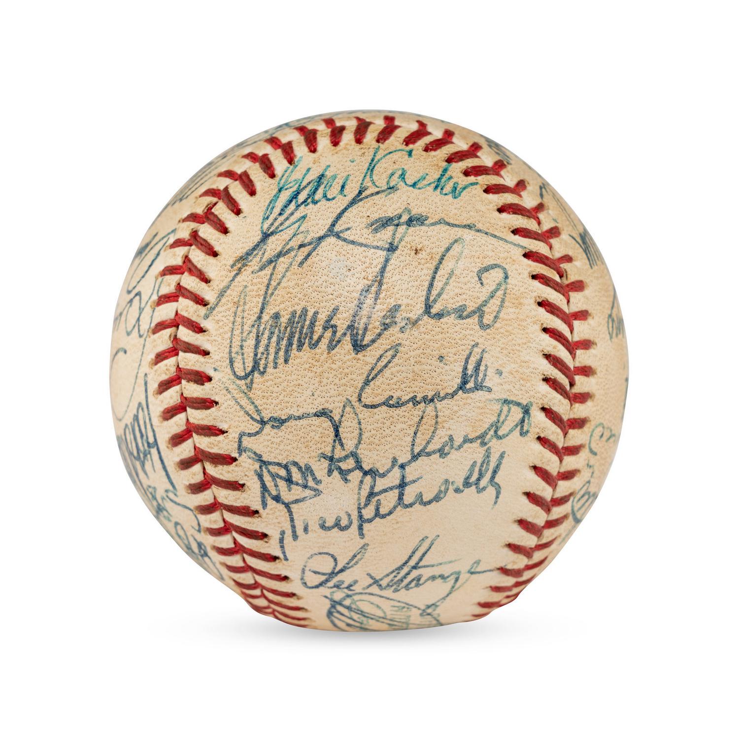 A Large Group of Assorted 1950s-2000s Boston Red Sox Team Signed Autograph Baseballs