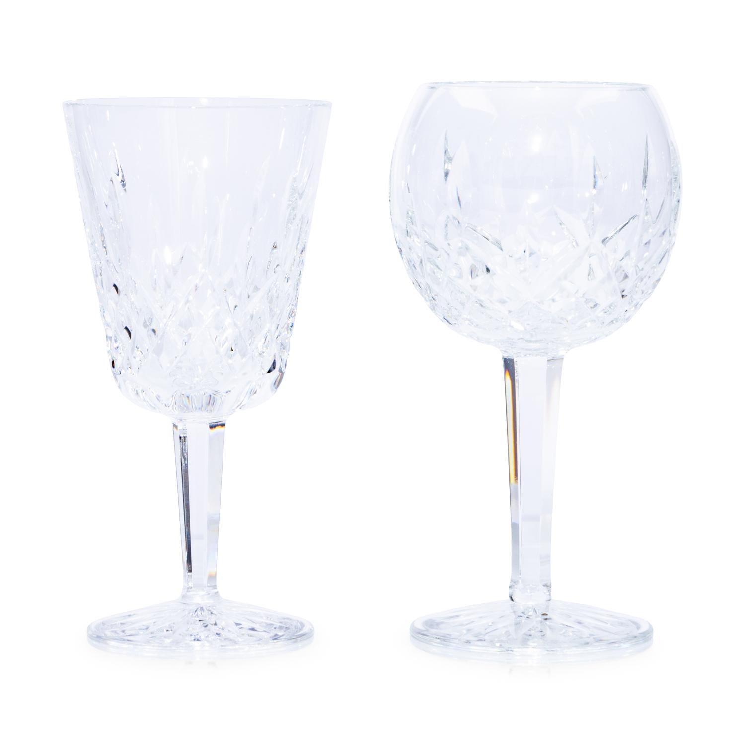 A Group of Waterford Lismore Stemware